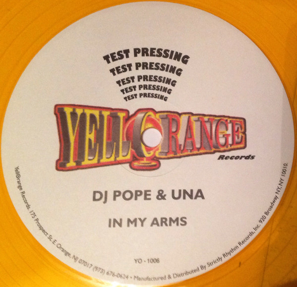 DJ Pope & Una - In My Arms | Yellorange (YO-1006)