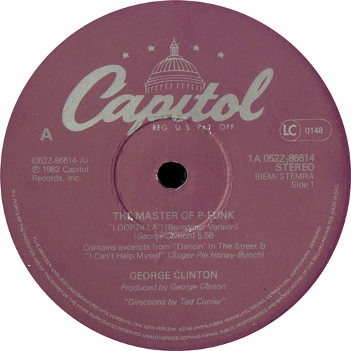 George Clinton - Loopzilla | Capitol Records (1A K052Z-86614) - 2 George Clinton - Loopzilla | Capitol Records (1A K052Z-86614) - 2