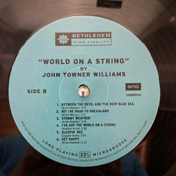 John Williams - World On A String | BMG (538898151) - 4 John Williams - World On A String | BMG (538898151) - 4
