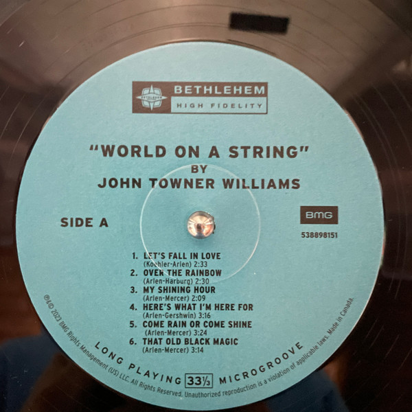 John Williams - World On A String | BMG (538898151) - 3 John Williams - World On A String | BMG (538898151) - 3