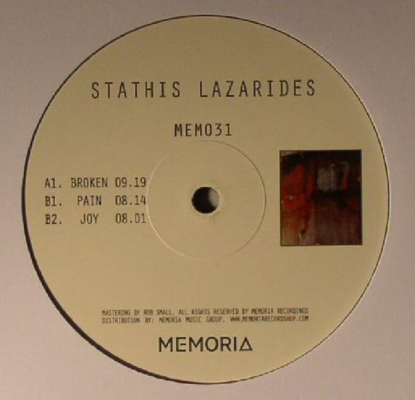 Stathis Lazarides - The Broken EP | Memoria Recordings (MEM031) - 2 Stathis Lazarides - The Broken EP | Memoria Recordings (MEM031) - 2