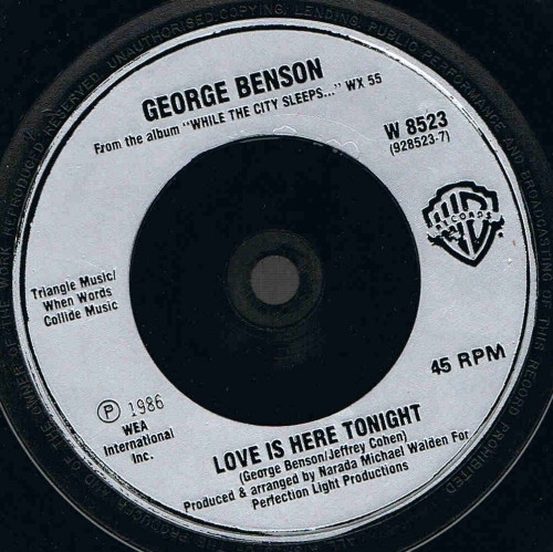 George Benson - Shiver | Warner Bros. Records (W8523) - 4 George Benson - Shiver | Warner Bros. Records (W8523) - 4
