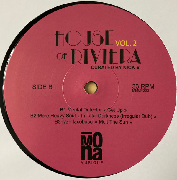Various - House Of Riviera Vol. 2 1991-1994 | Mona Musique (MMLP002) - 4 Various - House Of Riviera Vol. 2 1991-1994 | Mona Musique (MMLP002) - 4