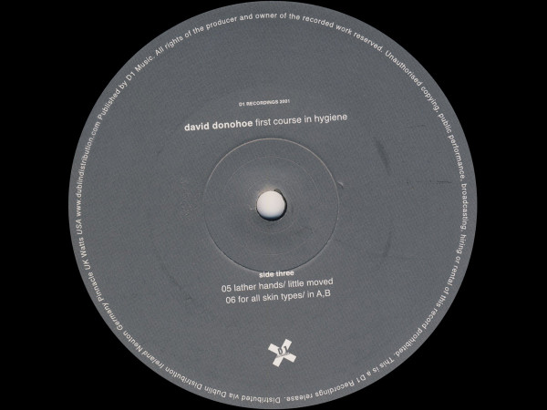 David Donohoe - First Course In Hygiene | D1 Recordings (DONE020) - 4