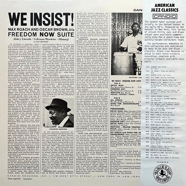 Max Roach - We Insist! Max Roach's Freedom Now Suite | Candid (CS 9002) - 2