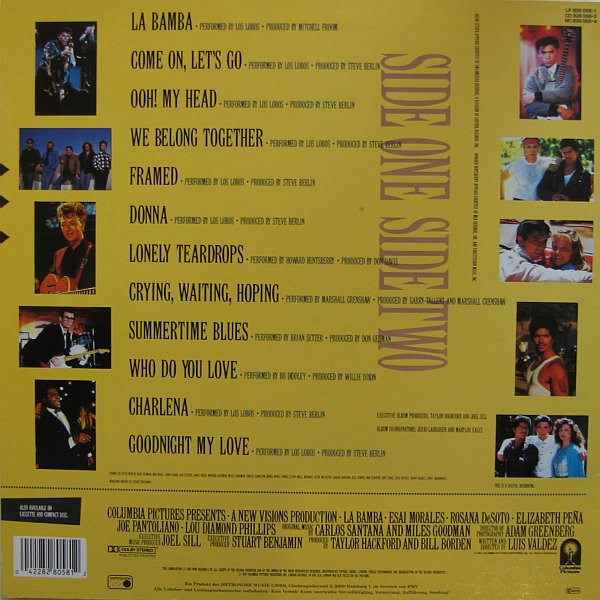 Various - La Bamba (Original Motion Picture Soundtrack) | Metronome (828 058-1) - 2