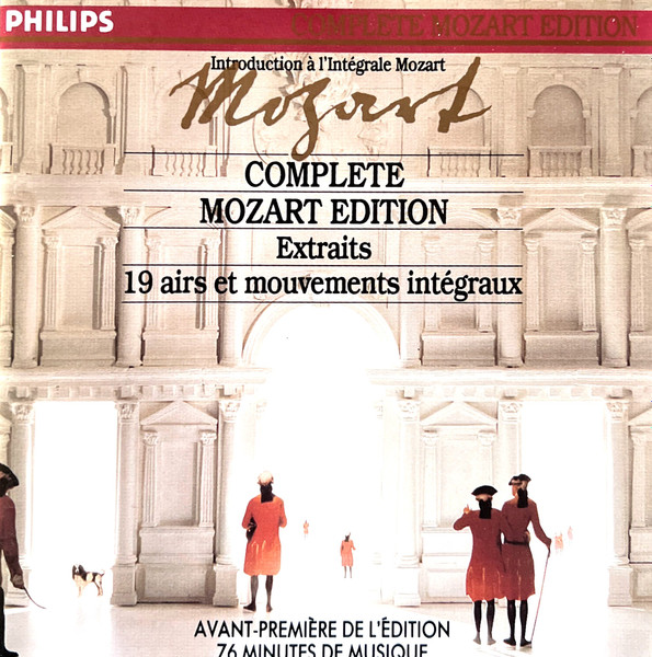 Wolfgang Amadeus Mozart - Introduction à L'édition Complète Mozart | Philips Classics (426 735-2) Wolfgang Amadeus Mozart - Introduction à L'édition Complète Mozart | Philips Classics (426 735-2)