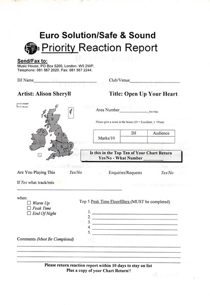 Alison Sheryll - Open Up Your Heart | Equity Records (PELT 005) - 4