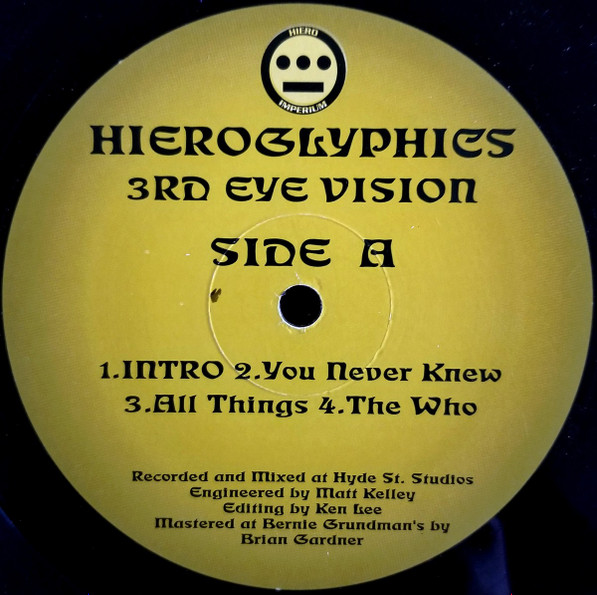 Hieroglyphics - 3rd Eye Vision | Hiero Imperium (HI8473) - 3 Hieroglyphics - 3rd Eye Vision | Hiero Imperium (HI8473) - 3