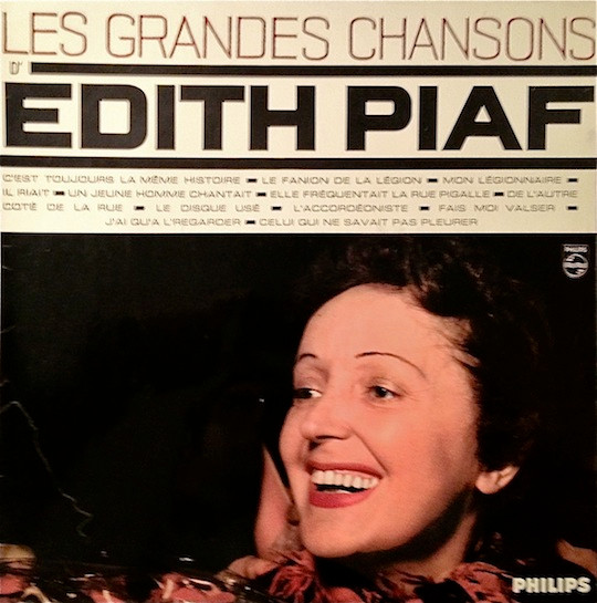 Edith Piaf - Les Grandes Chansons D' Edith Piaf | Philips (B 77.951 L)
