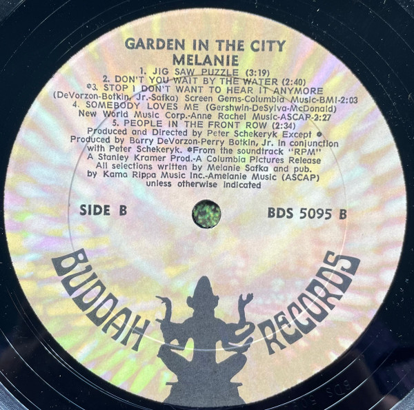 Melanie - Garden In The City | Buddah Records (BDS 5095) - 4 Melanie - Garden In The City | Buddah Records (BDS 5095) - 4