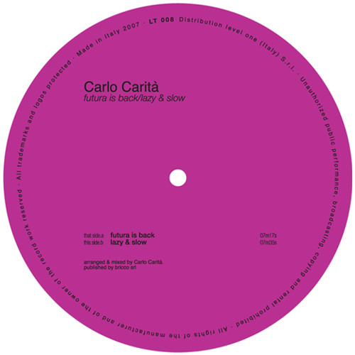 Carlo Carita - Futura Is Back | Laterra (LT 008) - main
