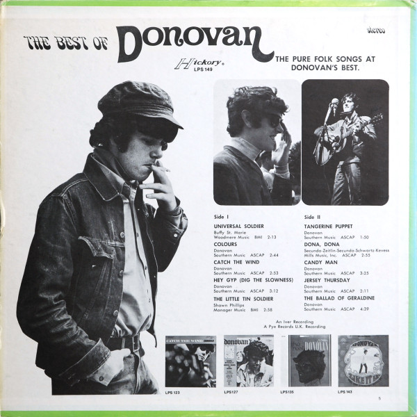 Donovan - The Best Of Donovan | Hickory Records (LPS 149) - 2 Donovan - The Best Of Donovan | Hickory Records (LPS 149) - 2