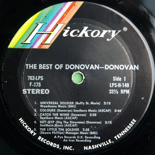 Donovan - The Best Of Donovan | Hickory Records (LPS 149) - 3 Donovan - The Best Of Donovan | Hickory Records (LPS 149) - 3