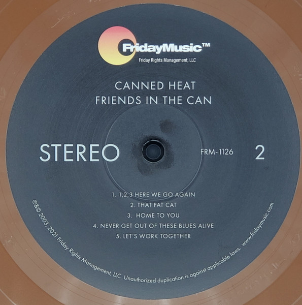 Canned Heat - Friends In The Can | Friday Music (FRM-1126) - 4 Canned Heat - Friends In The Can | Friday Music (FRM-1126) - 4