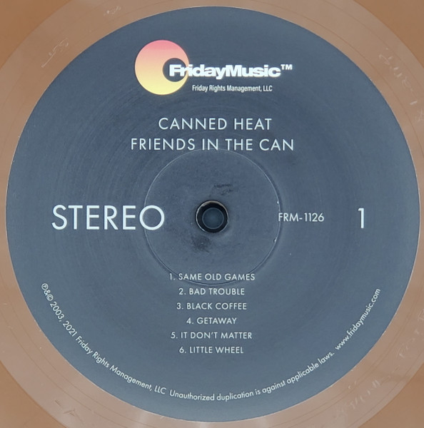 Canned Heat - Friends In The Can | Friday Music (FRM-1126) - 3 Canned Heat - Friends In The Can | Friday Music (FRM-1126) - 3