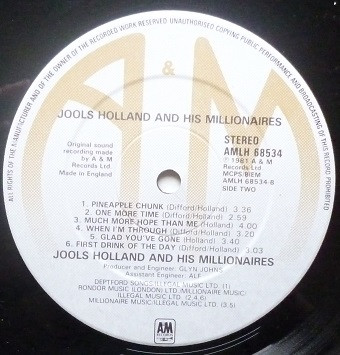 Jools Holland And His Millionaires