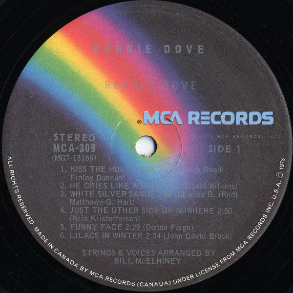 Ronnie Dove - Ronnie Dove | MCA Records (MCA-309) - 3 Ronnie Dove - Ronnie Dove | MCA Records (MCA-309) - 3