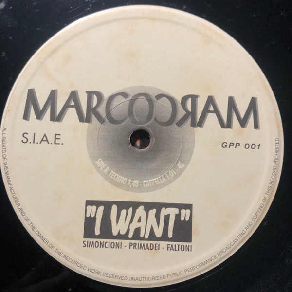 Marcocram DJ - I Want | New Music International (GPP 001) - 4 Marcocram DJ - I Want | New Music International (GPP 001) - 4