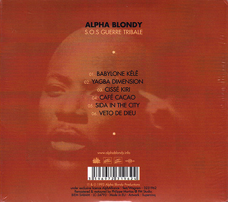 Alpha Blondy - S.O.S. Guerre Tribale | Test (3231962) - 2