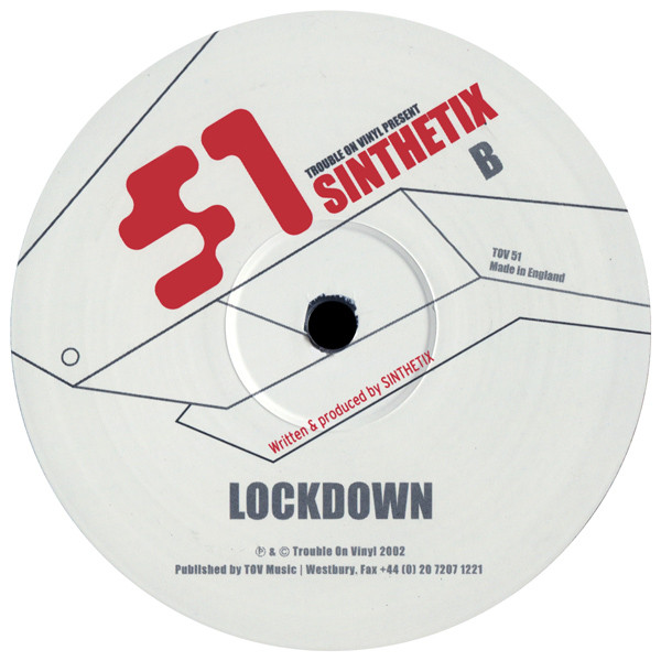 Sinthetix - Liar / Lockdown | Trouble On Vinyl (TOV 51) - 4