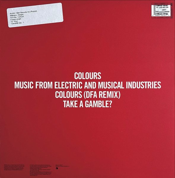 Hot Chip - Colours | EMI (12EM 698) - 2