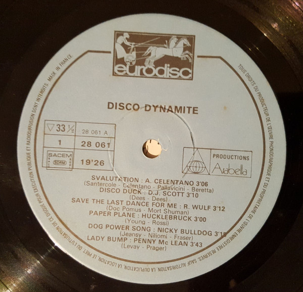 Various - Disco Dynamite [Vinyl] | Eurodisc (913 111) - 2