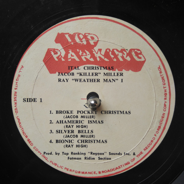 Jacob Miller / Ray I - Ital Christmas | Top Ranking (none) - main Jacob Miller / Ray I - Ital Christmas | Top Ranking (none) - main