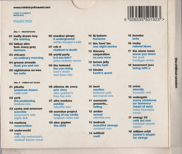 Various - The Chillout Session | Ministry Of Sound (MOSCD15) - 2 Various - The Chillout Session | Ministry Of Sound (MOSCD15) - 2