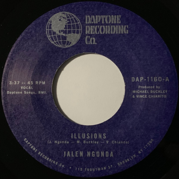 Jalen N'Gonda - Illusions / Rapture | Daptone Records (DAP-1160) - main