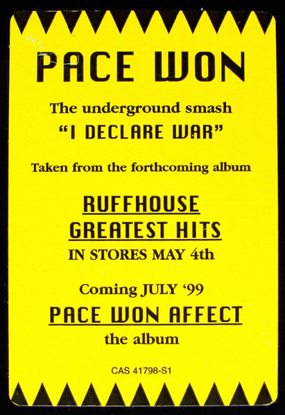Pacewon - I Declare War | Ruffhouse Records (CAS 41798) - 4