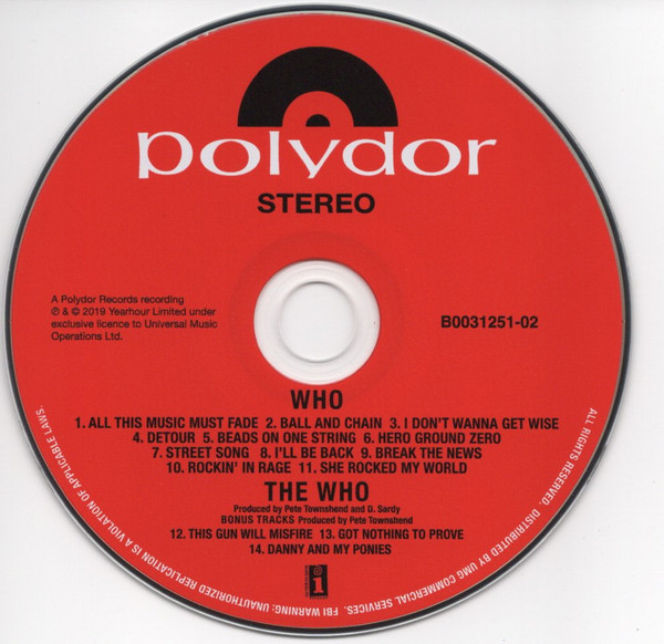 The Who - Who | Polydor (B0031251-02) - 3