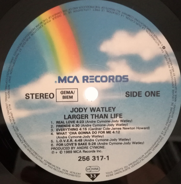 Jody Watley - Larger Than Life | MCA Records (256 317-1) - 2 Jody Watley - Larger Than Life | MCA Records (256 317-1) - 2