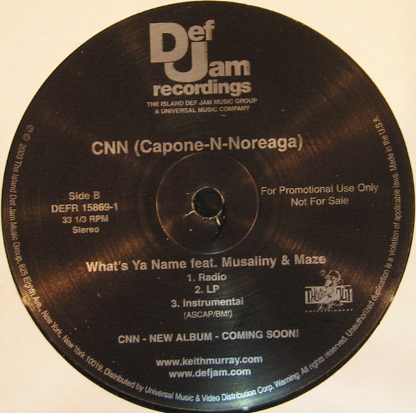 Capone -N- Noreaga - Hood Money | Def Jam Recordings (DEFR 15869 1) - 2 Capone -N- Noreaga - Hood Money | Def Jam Recordings (DEFR 15869 1) - 2