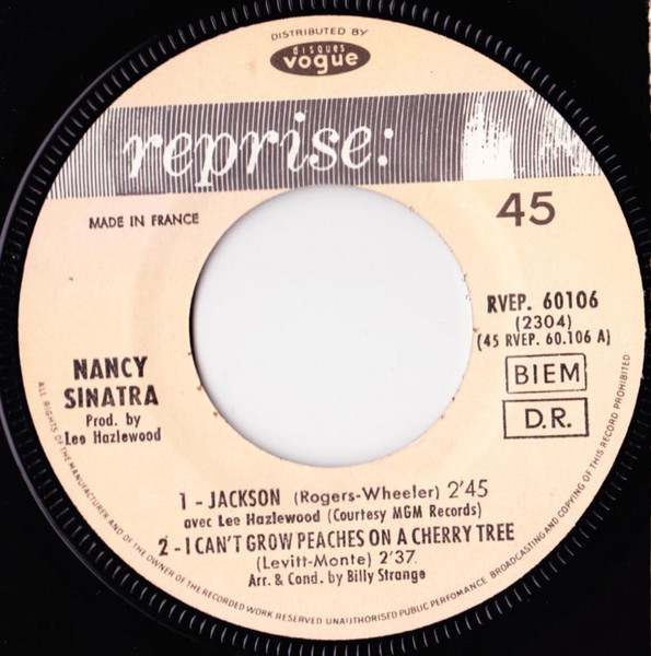Nancy Sinatra - Le Skate... Jackson | Reprise Records (RVEP 60 106) - 4 Nancy Sinatra - Le Skate... Jackson | Reprise Records (RVEP 60 106) - 4