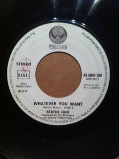 Status Quo / Enzo Malepasso - Whatever You Want / Ti Voglio Bene | Vertigo (AS 5000 560) - 4