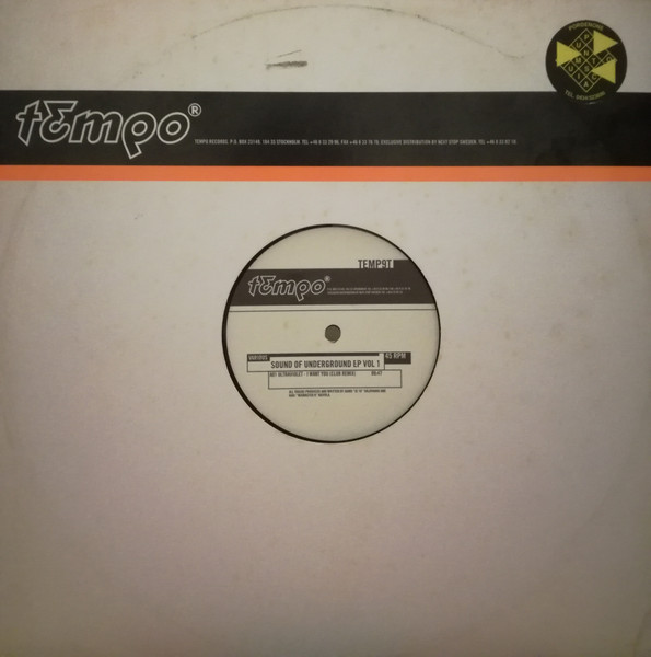 Various - Sound Of Underground Ep Vol.1 | Tempo Records (TEMP9T) Various - Sound Of Underground Ep Vol.1 | Tempo Records (TEMP9T)