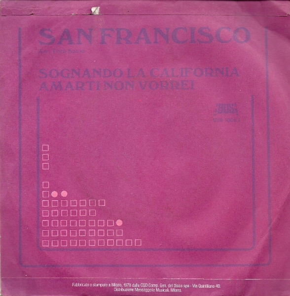 San Francisco - Sognando La California | Bus Production (BUS 10063) - 2