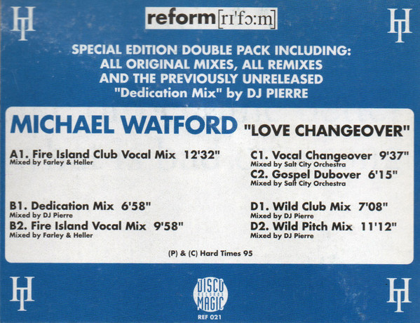 Michael Watford - Love Changeover | Reform (REF 021) - 2