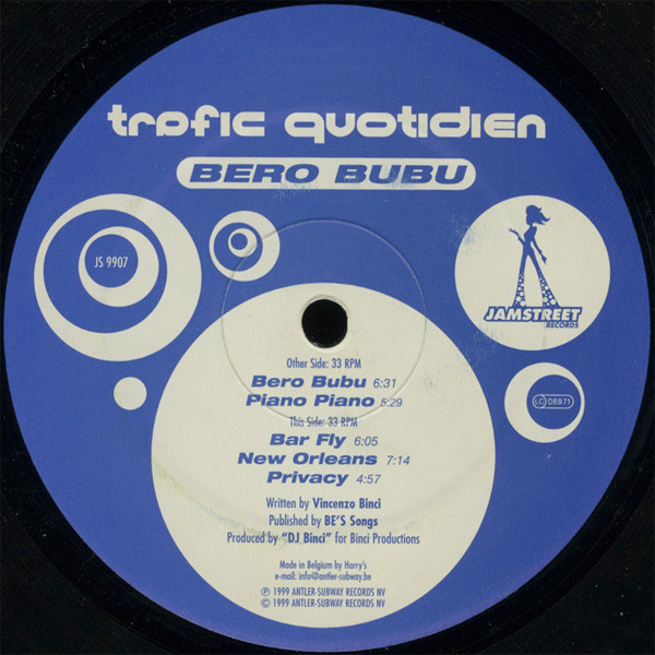 Trafic Quotidien - Bero Bubu | Jamstreet Records (JS 9907)
