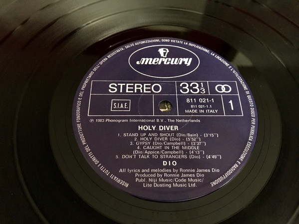 Dio - Holy Diver | Mercury (811 021-1) - 4 Dio - Holy Diver | Mercury (811 021-1) - 4