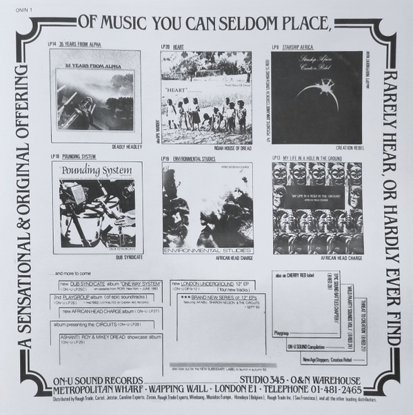 Singers & Players - War Of Words | On-U Sound (ONULP5) - 2 Singers & Players - War Of Words | On-U Sound (ONULP5) - 2