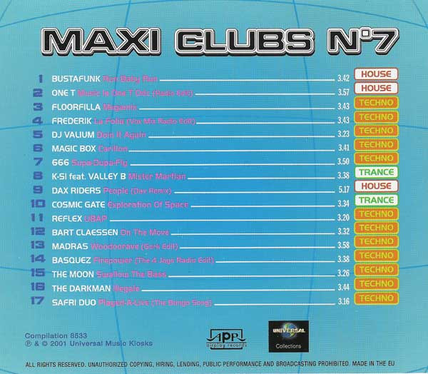 Various - Maxi Clubs N°7 | Airplay Records (8533) - 2