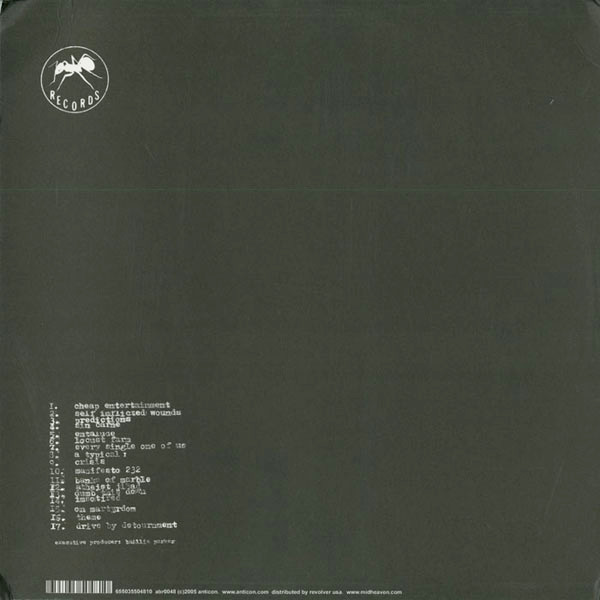 Sole - Live From Rome | Anticon (abr0048) - 2 Sole - Live From Rome | Anticon (abr0048) - 2