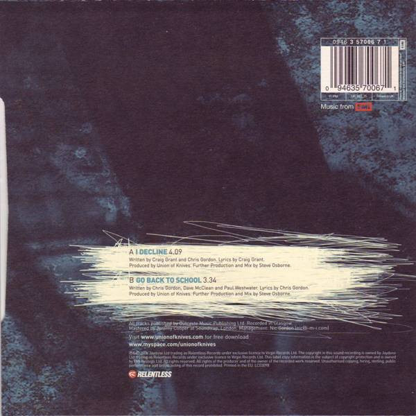 Union Of Knives - I Decline | Relentless Records (REL 25) - 2 Union Of Knives - I Decline | Relentless Records (REL 25) - 2