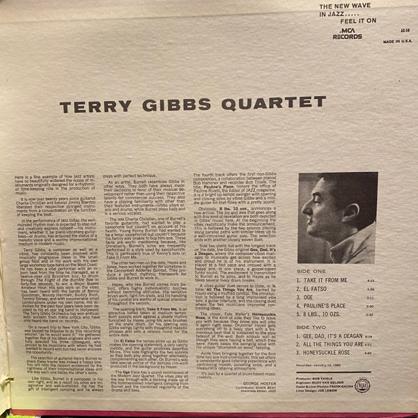 Terry Gibbs Quartet - Take It From Me | MCA Records (AS-58) - 4