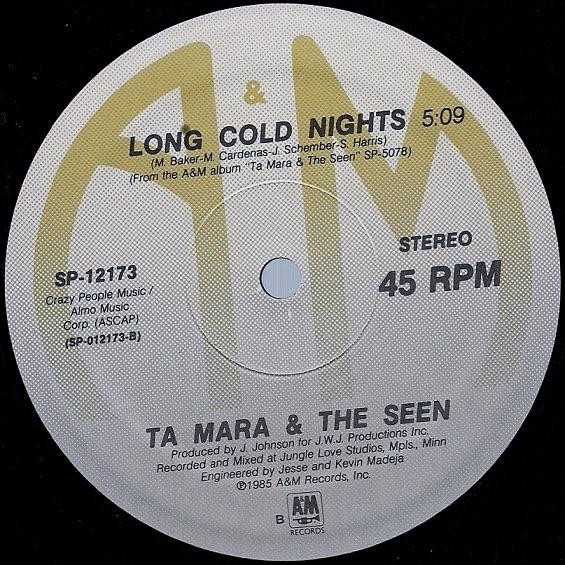 Ta Mara & The Seen - Thinking About You (Long Version) | A&M Records (SP-12173) - 2