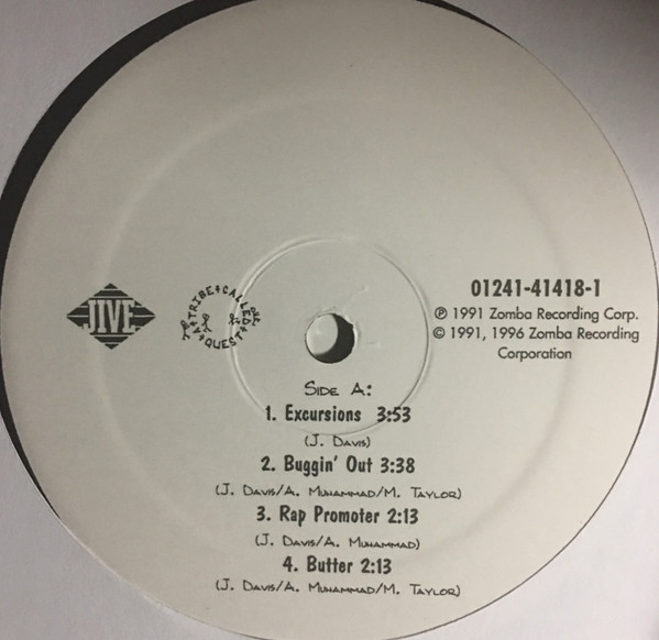 A Tribe Called Quest - The Low End Theory | Jive (01241-41418-1) - 2