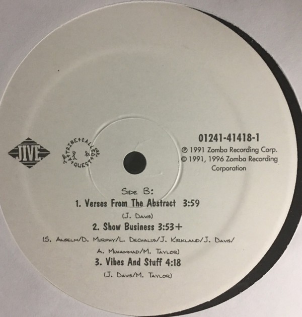 A Tribe Called Quest - The Low End Theory | Jive (01241-41418-1) - 3