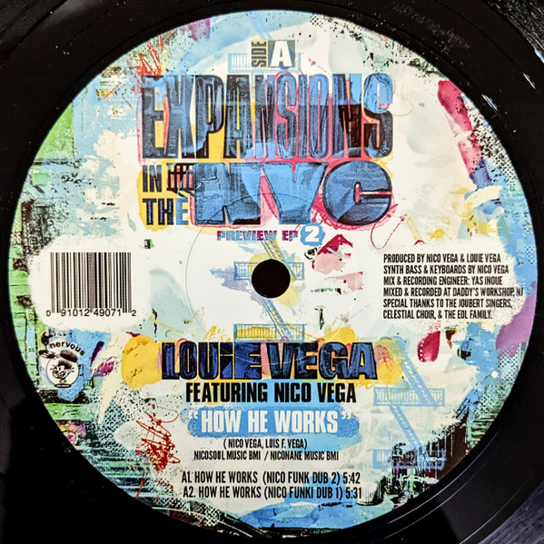 Louie Vega - Expansions In The NYC Preview EP 2 | Nervous Records (NER24907) - main Louie Vega - Expansions In The NYC Preview EP 2 | Nervous Records (NER24907) - main